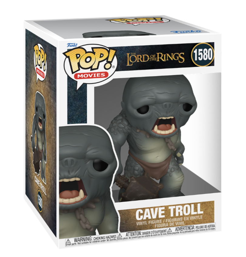 Funko POP! Movies: The Lord of the Rings - Cave Troll #1580 Supersized Figure