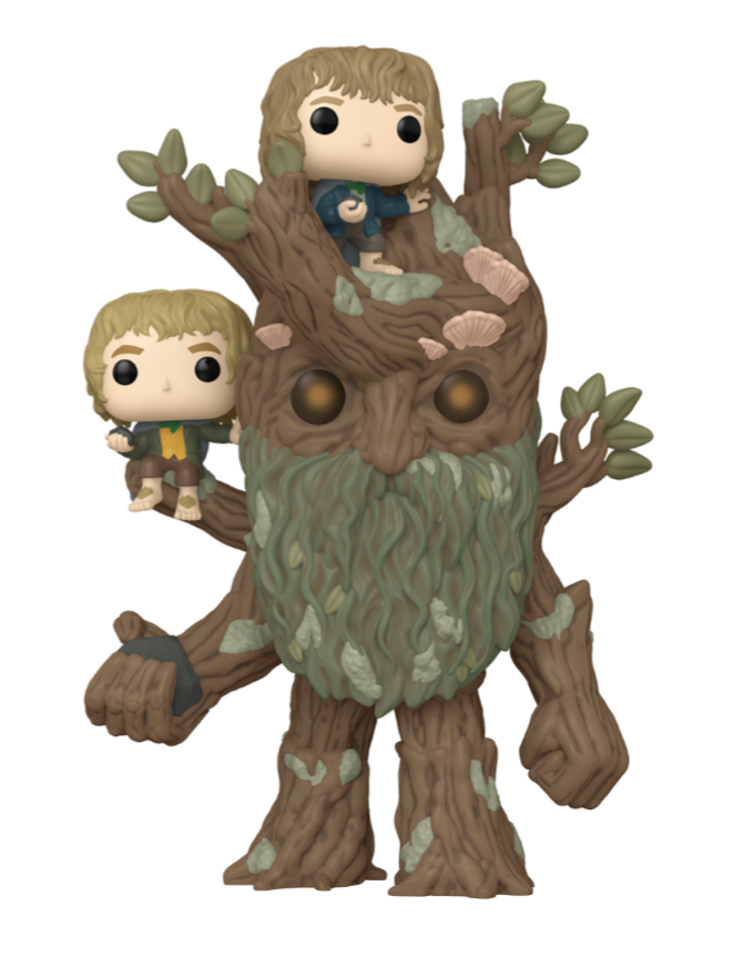 Funko POP! Movies: The Lord of the Rings - Treebeard with Merry & Pippin #1579 Figure