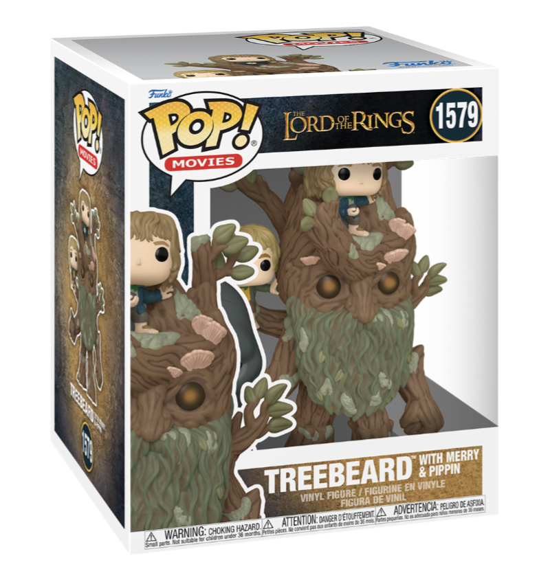 Funko POP! Movies: The Lord of the Rings - Treebeard with Merry & Pippin #1579 Figure