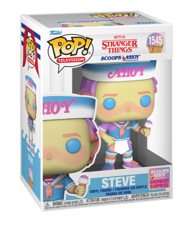 Funko POP! TV: Stranger Things - Steve (Scoops Ahoy) #1545 Figure